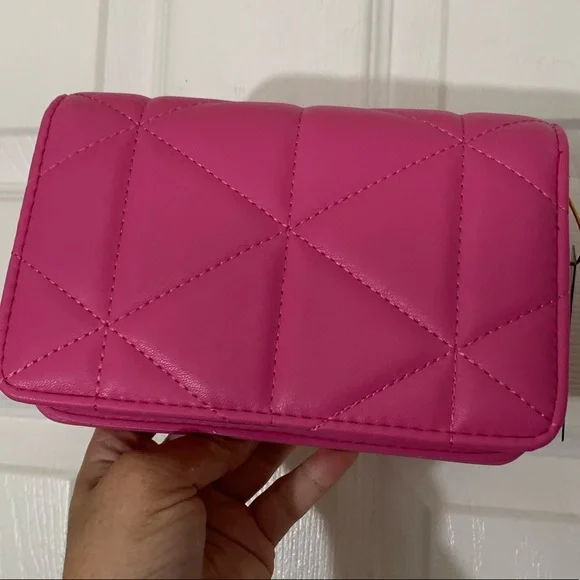 NWT. Bebe Pink Crossbody bag - Picture 9 of 16